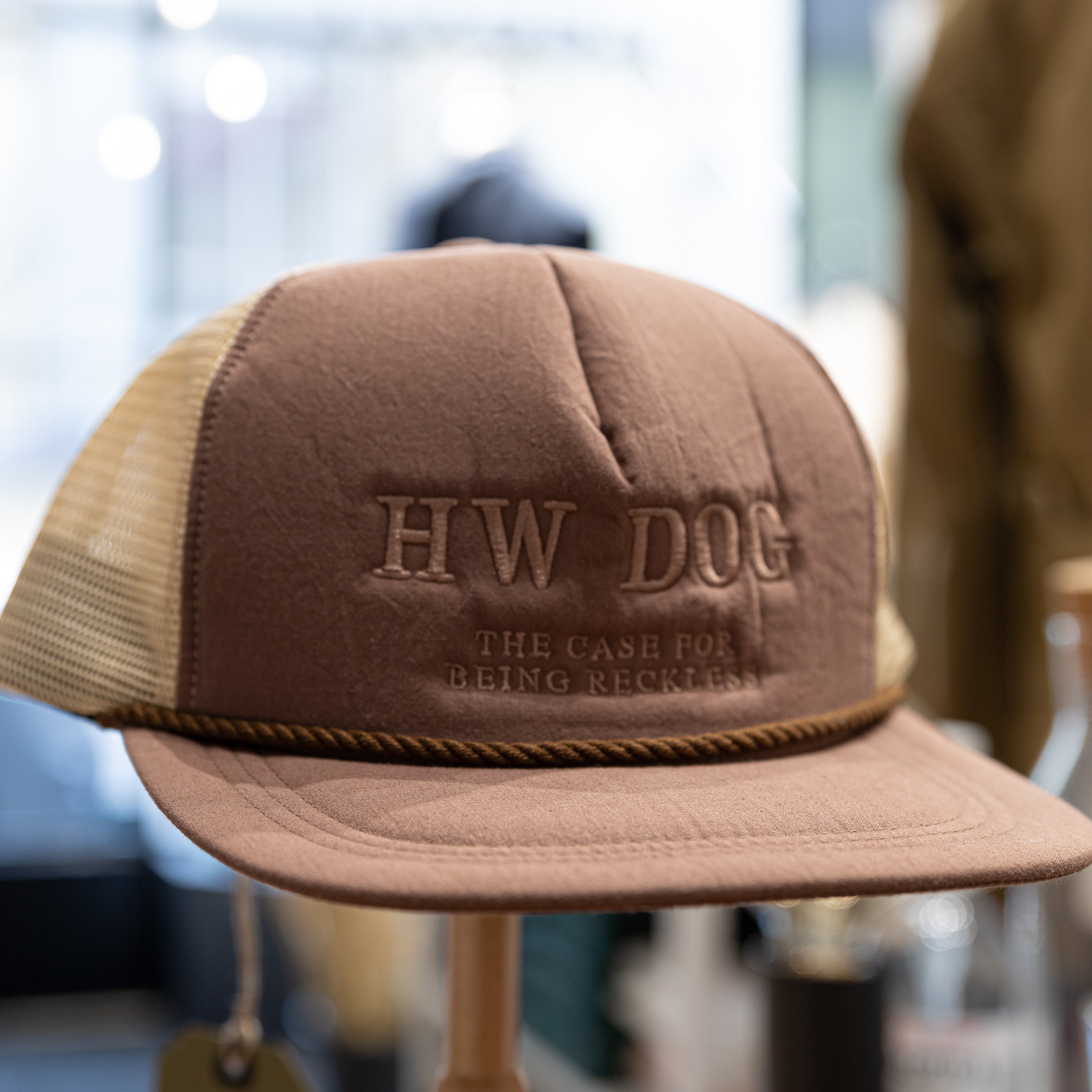 Recall Clothing | Geneva |. THE H.W.DOG&CO | Mesh Cap in Brown