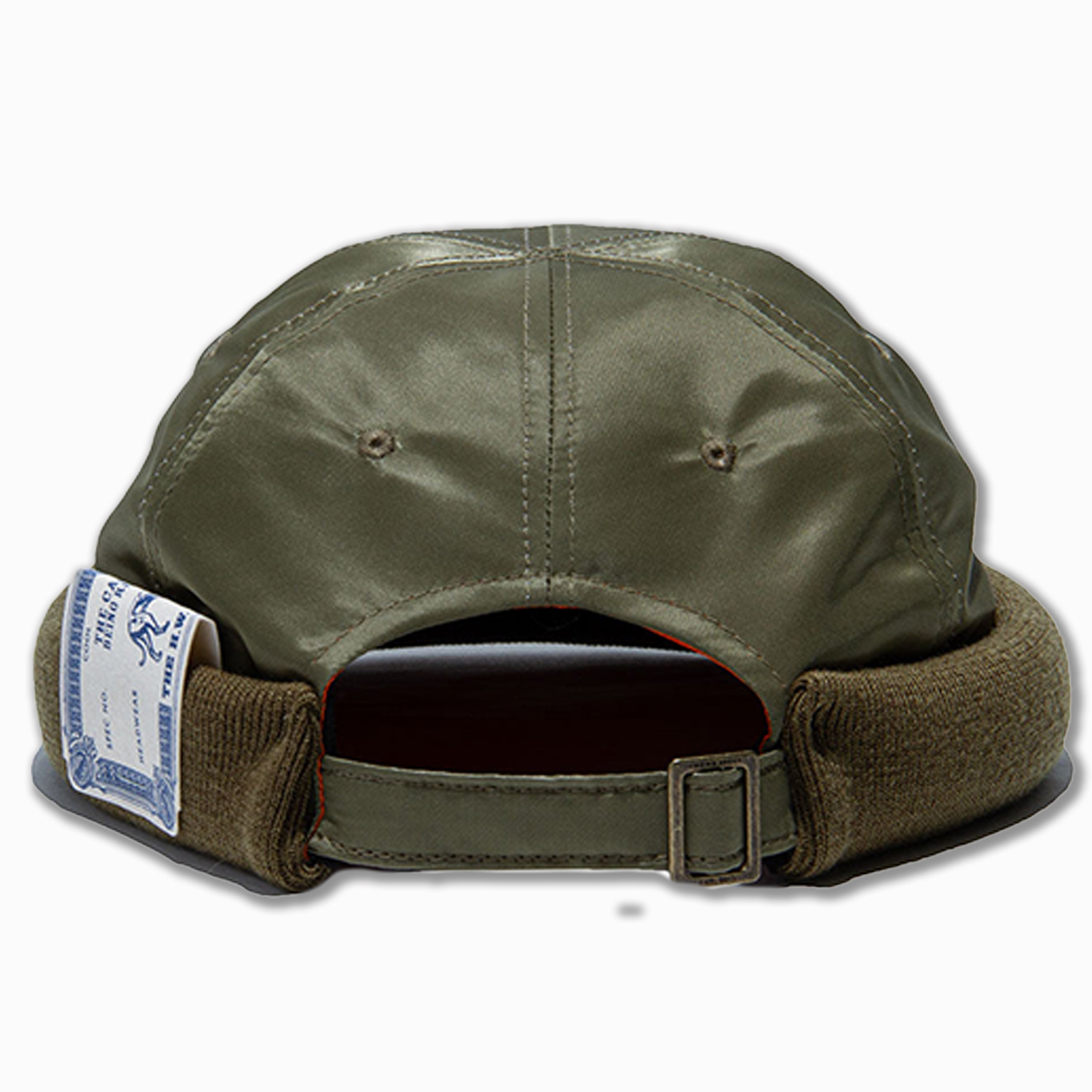 MA-1 Roll Cap in Olive Nylon (D-00824)