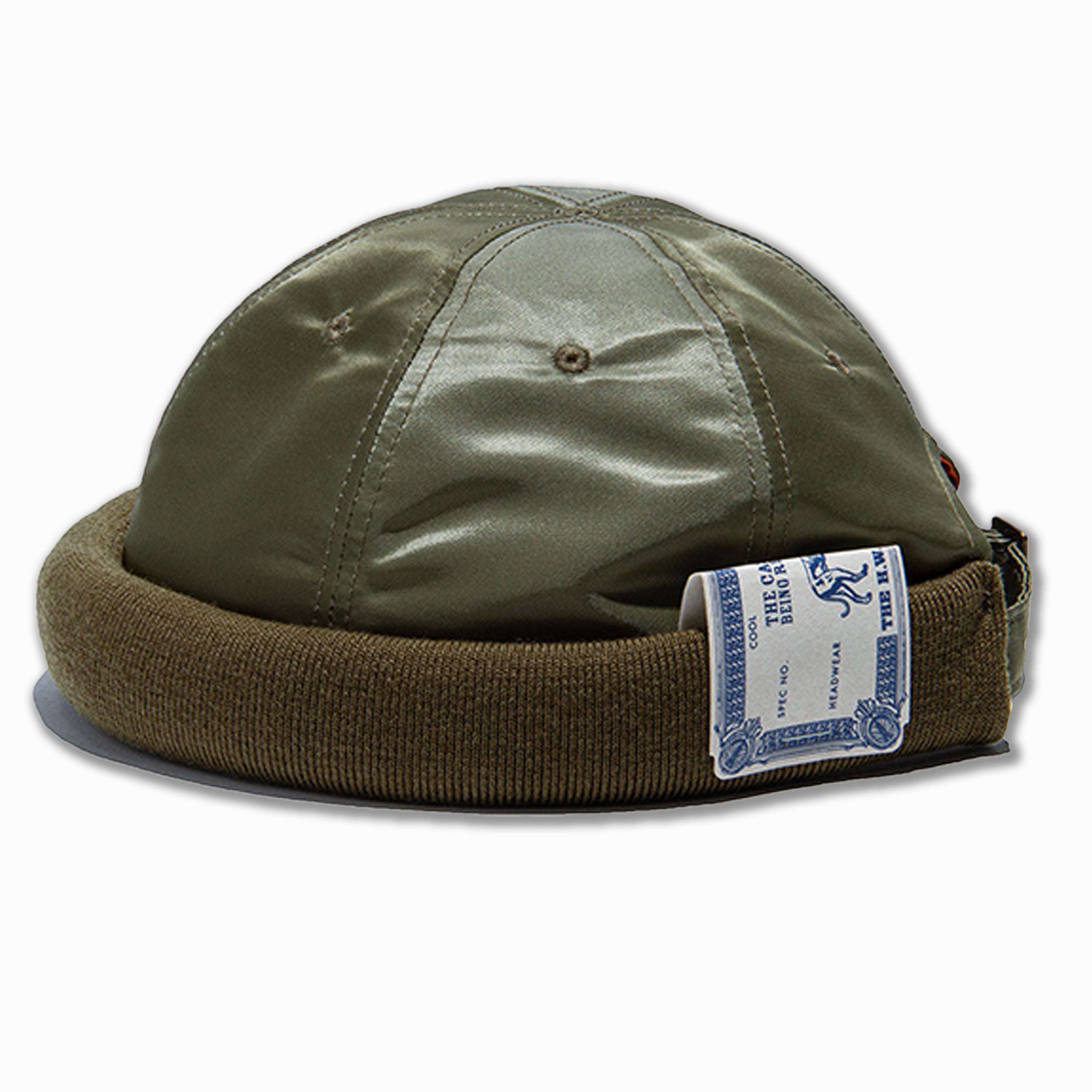 Recall Clothing | Geneva | THE H.W.DOG&CO | MA-1 Roll Cap in Olive