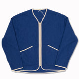 SHERPA Military Jacket in Blue Unlined Wool
