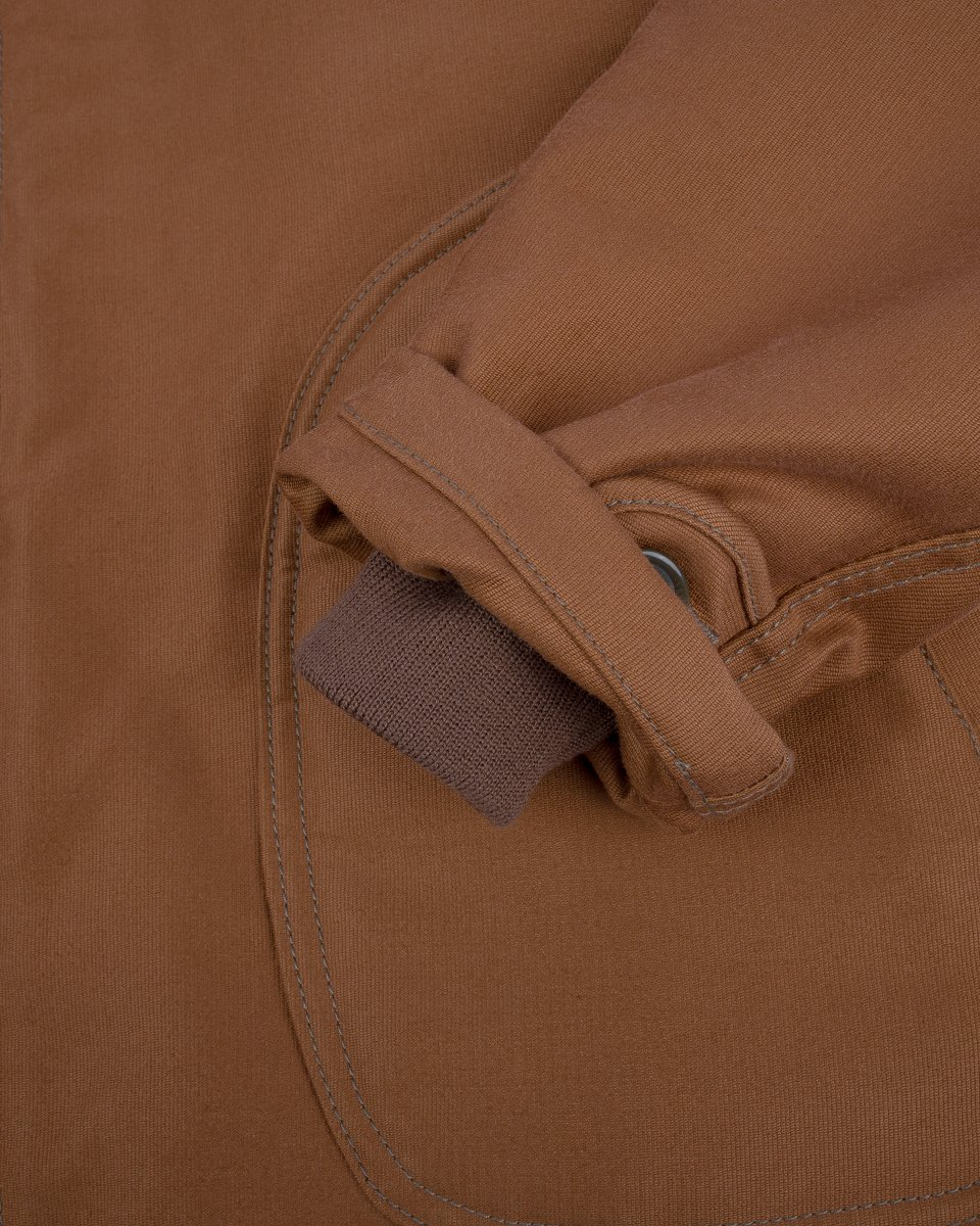 N1 Deck Jacket in Brown Whipcord (IHM-35-BRN)