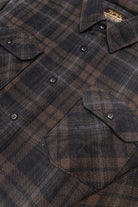 Bryson in Black Check Cotton Flannel