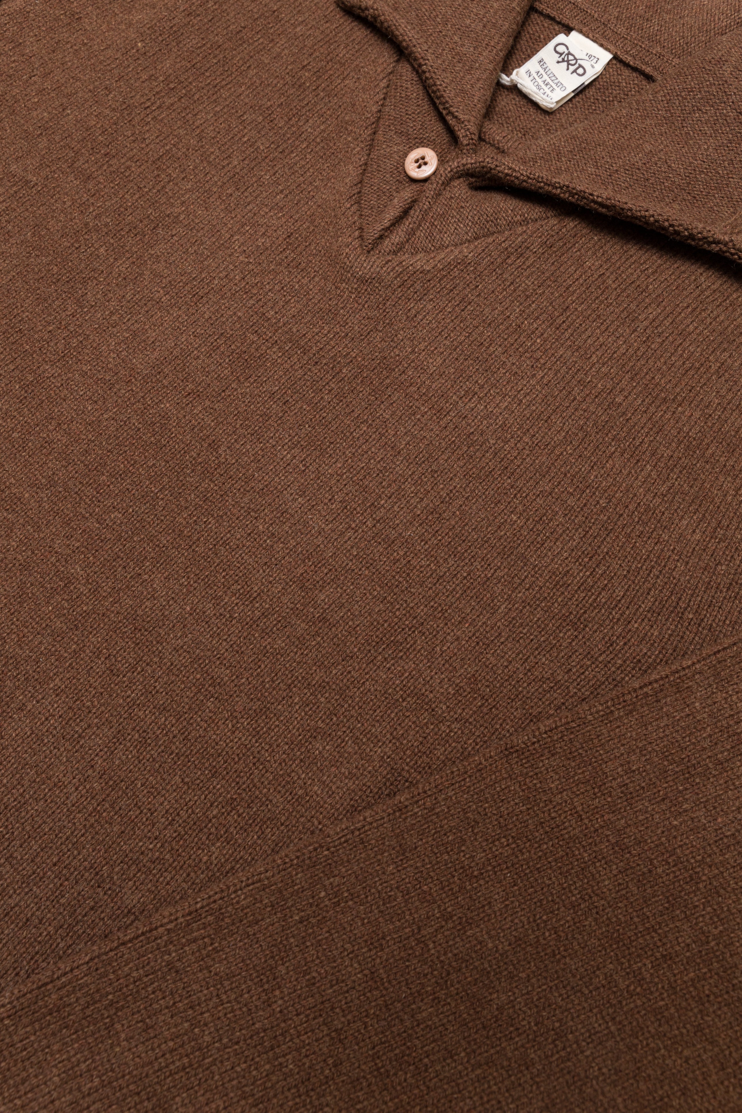 Sailor Sweater TEC RA7 in Rust Fine Merino Wool/Cashmere