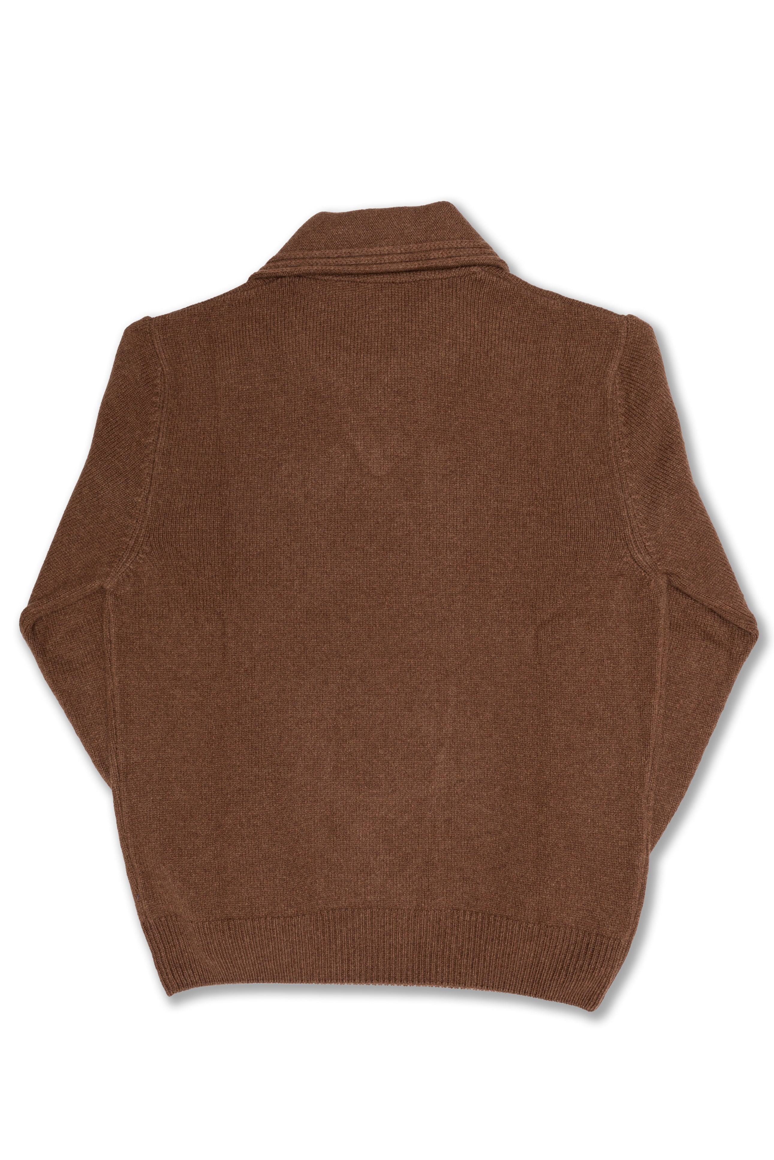 Sailor Sweater TEC RA7 in Rust Fine Merino Wool/Cashmere