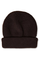 Beanie TEC7.01 in Brown Fine Merino Wool