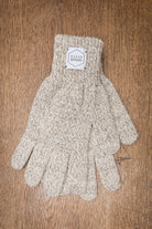 Wool Gloves in Oatmeal Melange