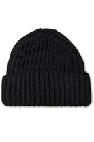 Beanie M40 in Black Merino Wool