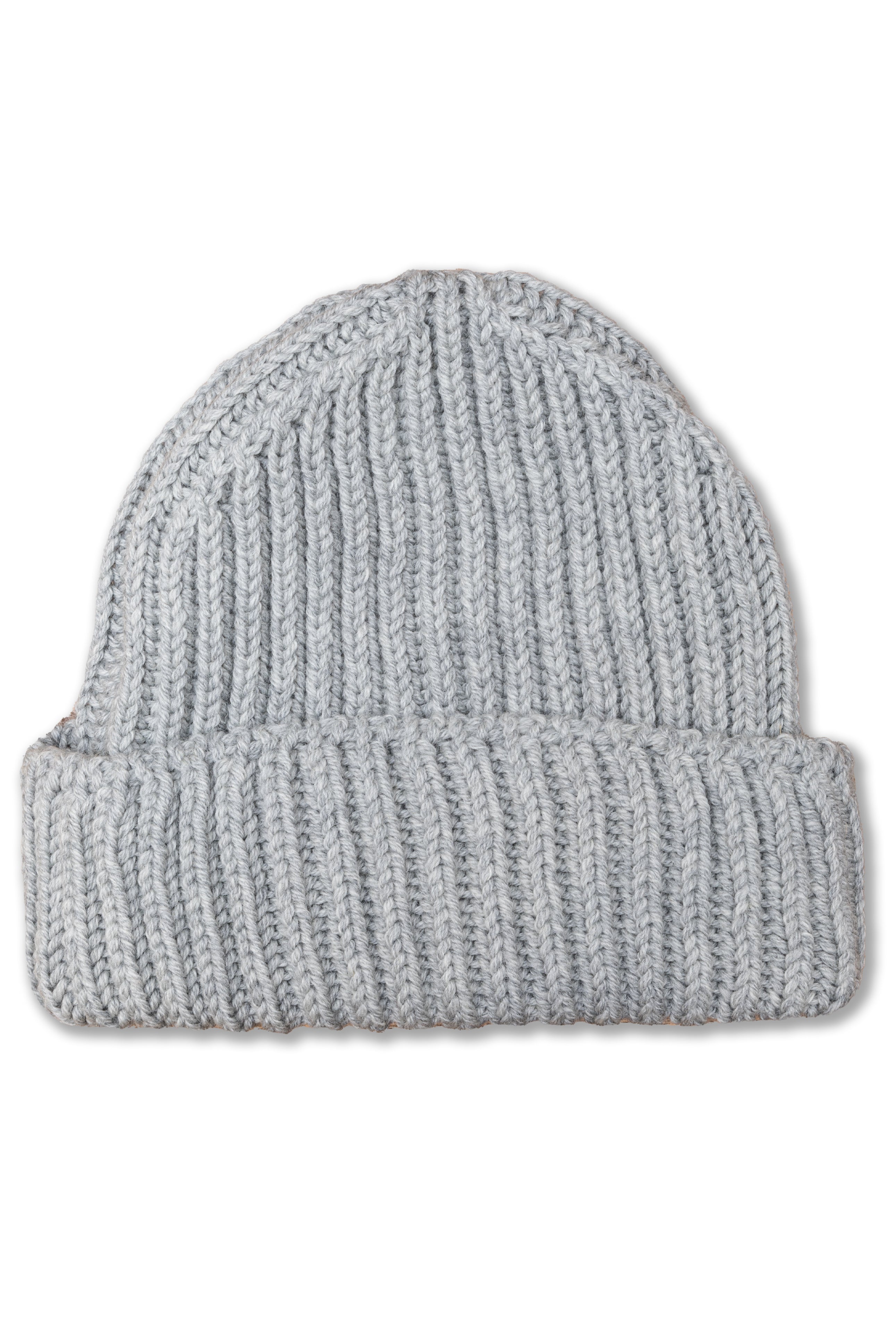 Beanie M40 in Grey Merino Wool