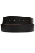 Single Pin Belt in Black Vegetable Dipped Work Harness Leather (RCL-60022)