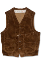 Vest 403-SN814 in Gold Corduroy