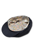 Andy SE511 8 Pannels Newsboy Cap in Navy Crossbred Wool