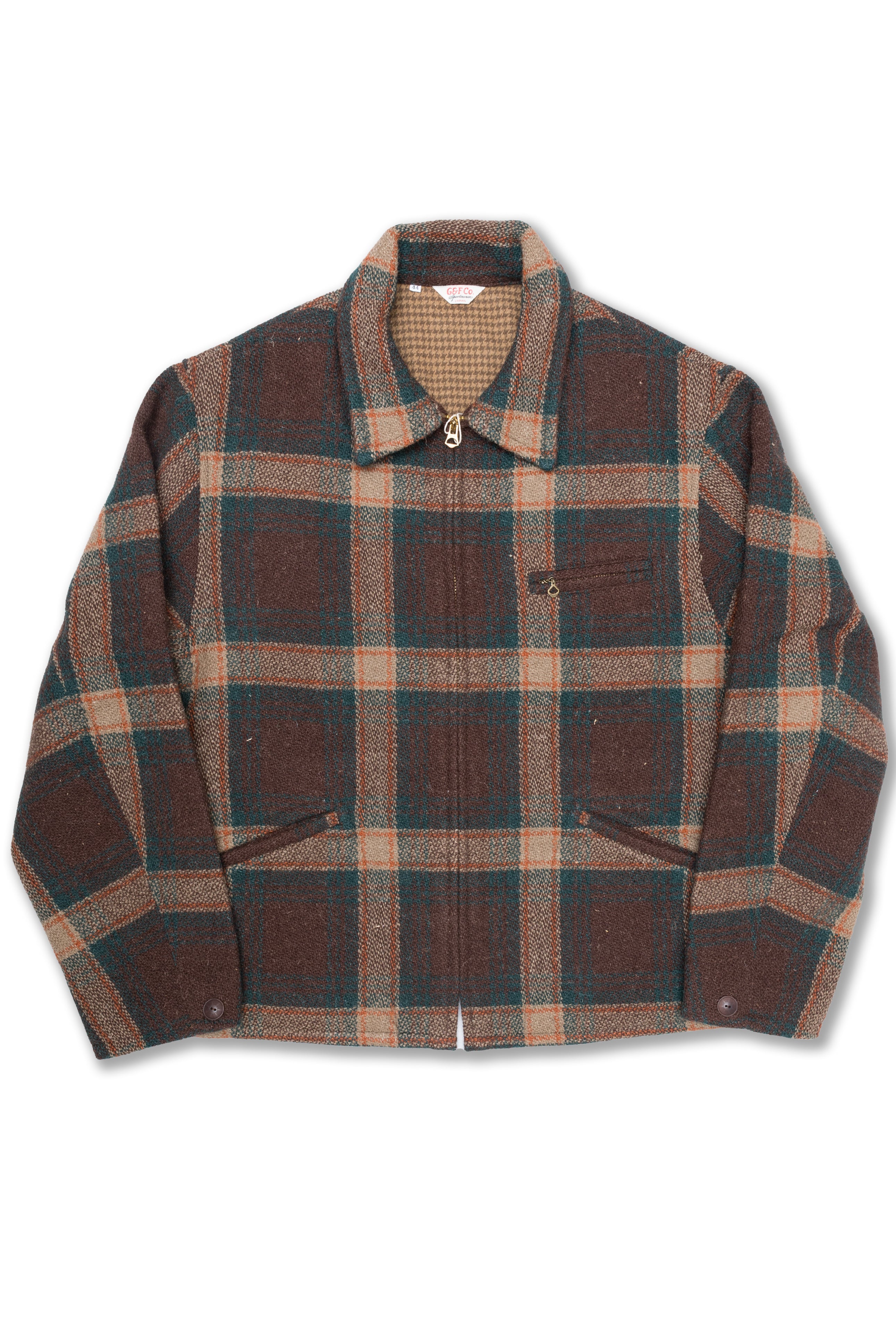 G&F Co. | Recall Clothing | Hercules Plaid Cossack Jacket in Wool