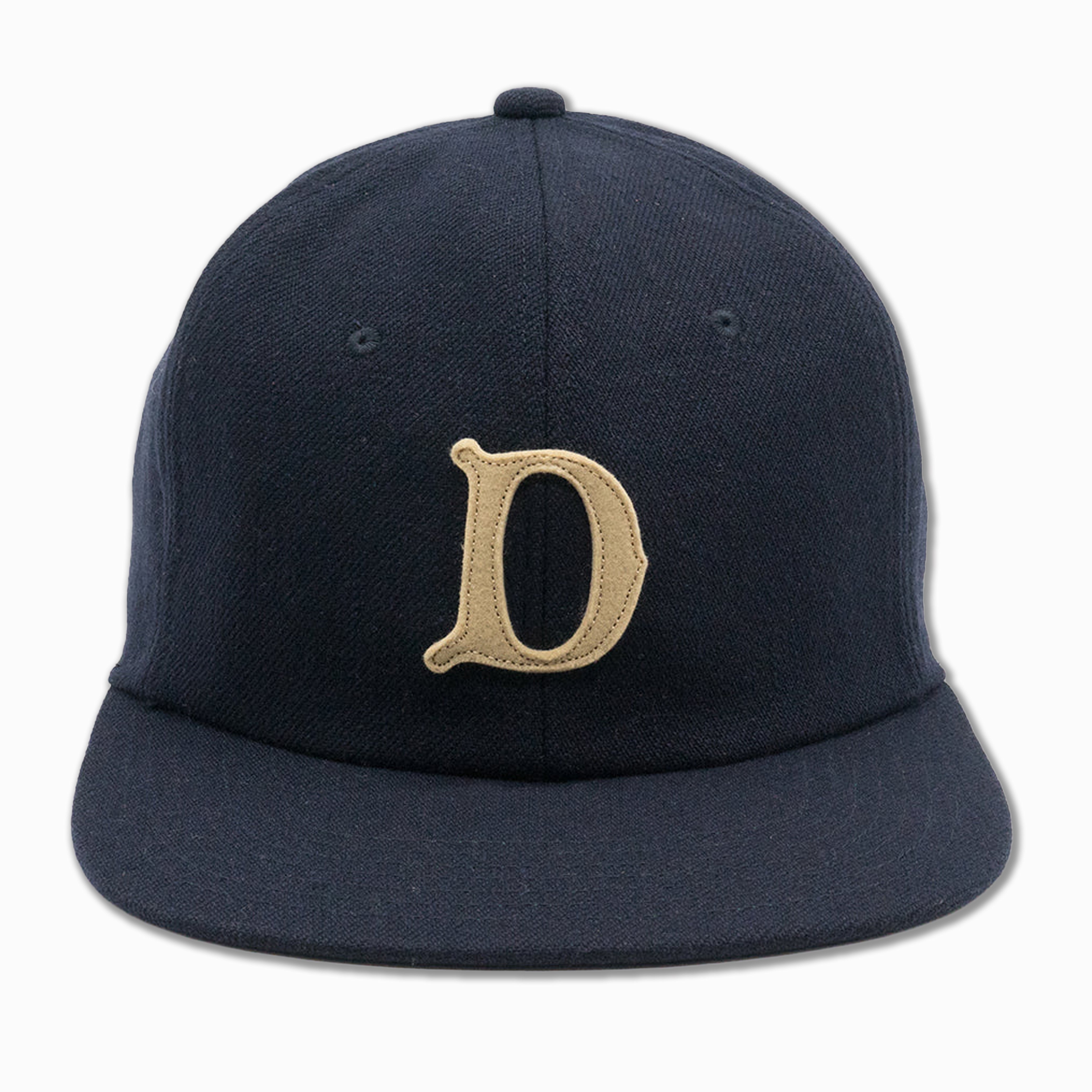 Baseball Cap in Navy Wool (D-00001)