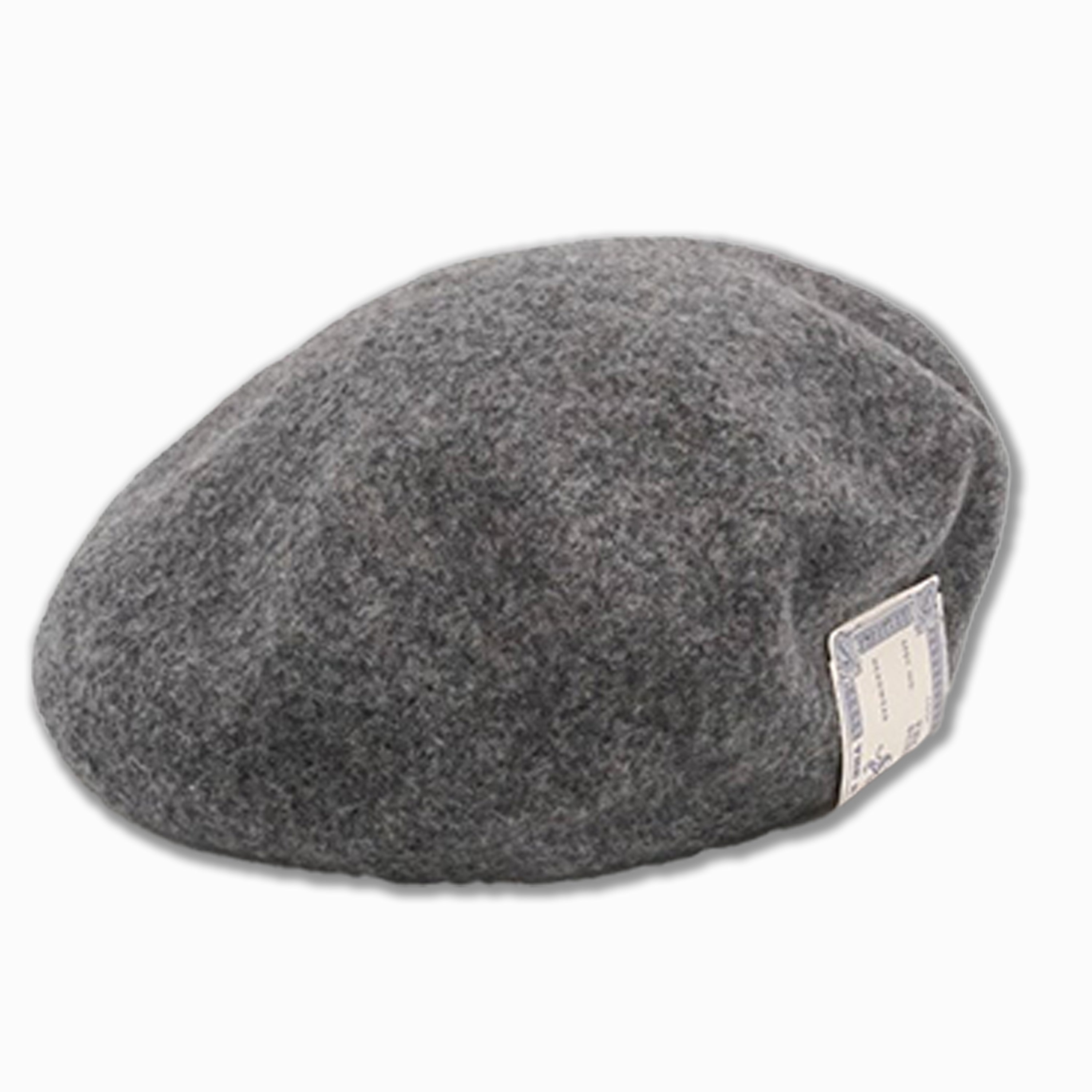 Recall Clothing | THE H.W.DOG&CO | Classic Beret in Grey Wool (D