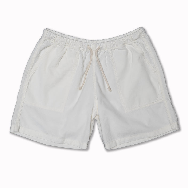 Formigal Beach Shorts in Off-White Baby Cord