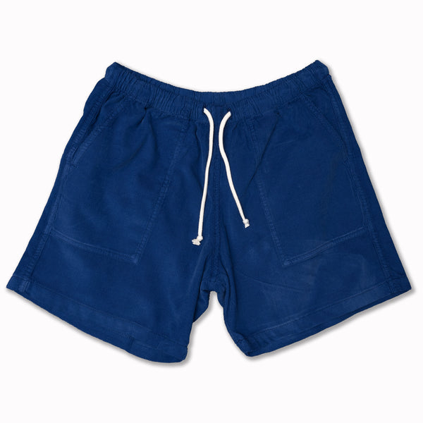 Formigal Beach Shorts in Blue Baby Cord
