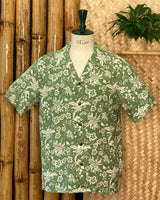 Hawaiian Shirt Hāna Green