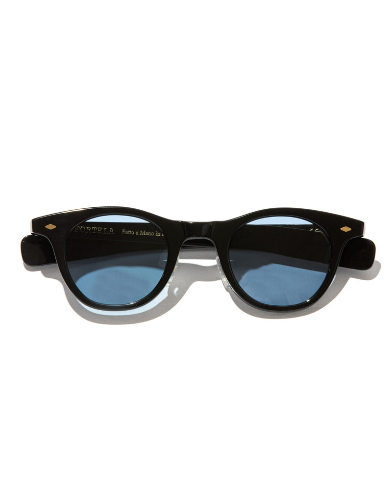 Nelson Sunglasses in Black Acetate