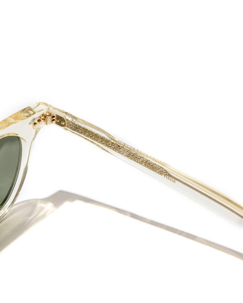 Nelson Sunglasses in Clear Acetate