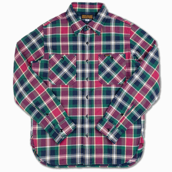 Recall Clothing | Geneva | Iron Heart | Ultra Heavy Flannel Crazy