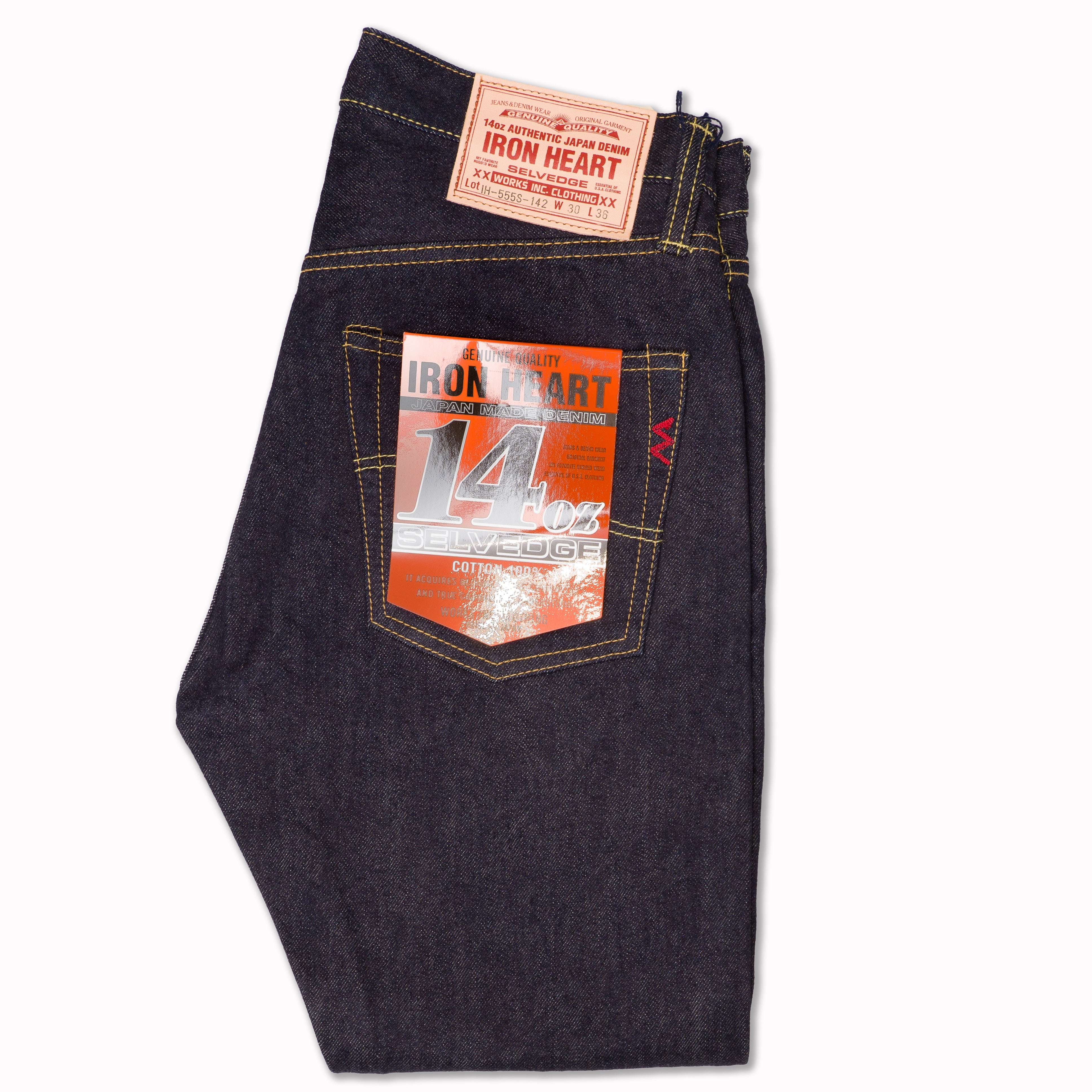 Iron Heart | Recall Clothing | 14oz selvedge denim (IH-555S-142)