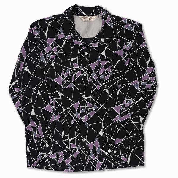 Westcoast Shirt in Black and Pink Special Print (SG81117)