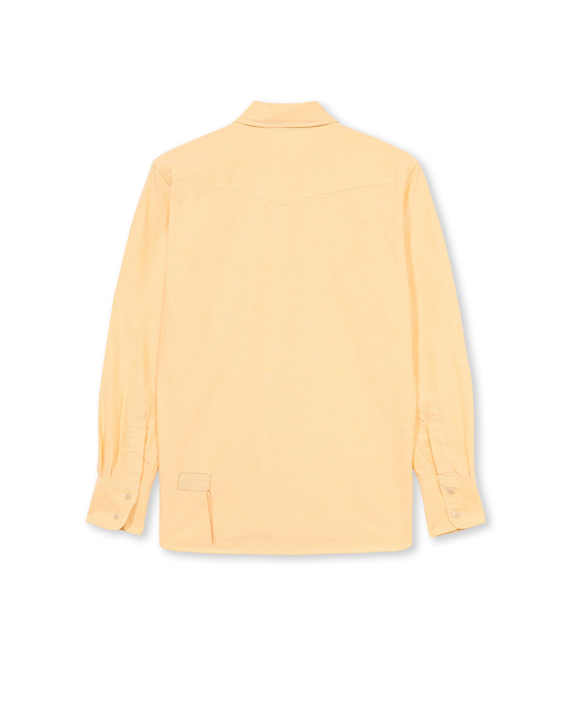 TEX Western Shirt in Faded Yellow