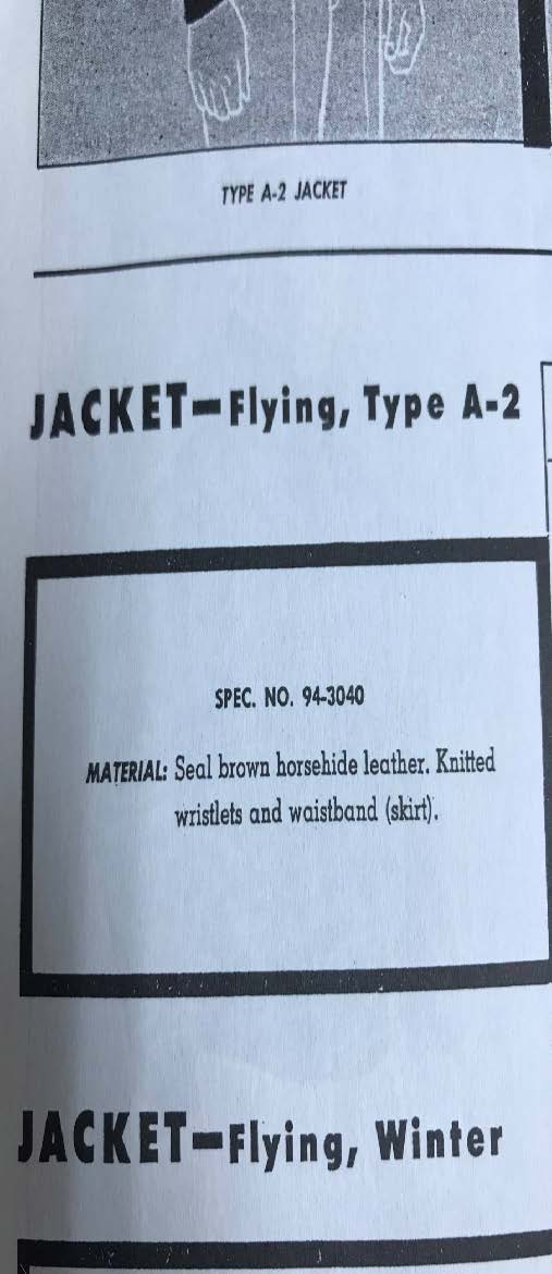 A-2 Summer Flying Jacket Contract N°W535AC-23380 in Dark Seal Shinki Hikaku Horsehide